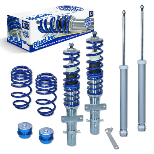 SUSPENSÃO REGULÁVEL COILOVER BLUE LINE PARA SEAT IBIZA 6J 6P 1.2, 1.4, 1.6, 1.4 TDi, 1.6TDi, 1.9TDi